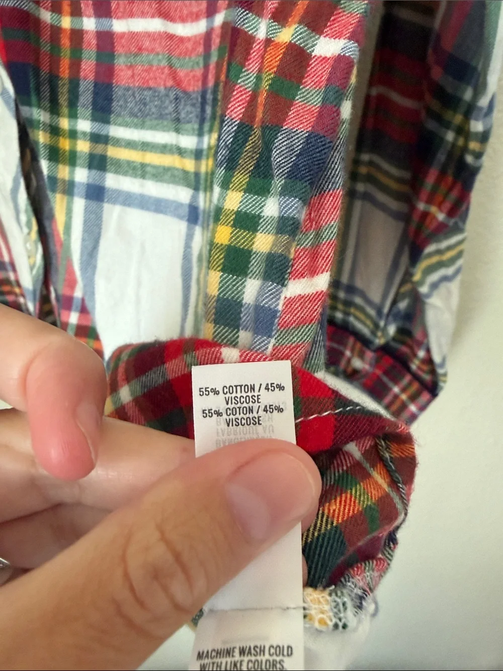 Aerie Plaid Button Down Top